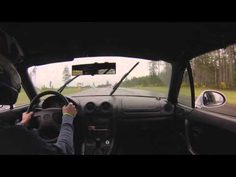 Ridge Motorsports Park NB Miata in the rain