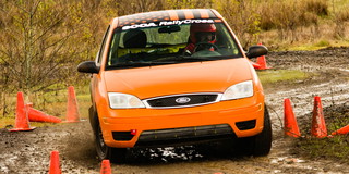 Executing Behind a RallyCross Steering Wheel