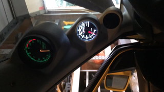 My Lancer front seat setup